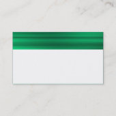 Kleur getextureerde kop - geborsteld groen visitekaartje (Achterkant)