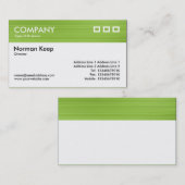 Kleur getextureerde kop - geborsteld groen visitekaartje (Voorkant / Achterkant)
