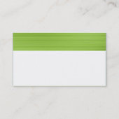 Kleur getextureerde kop - geborsteld groen visitekaartje (Achterkant)