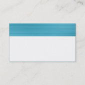 Kleur getextureerde kop - geborsteld lichtblauw visitekaartje (Achterkant)