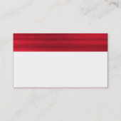 Kleur getextureerde kop - geborsteld rood visitekaartje (Achterkant)