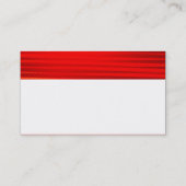 Kleur getextureerde kop - Hot Red 02 Visitekaartje (Achterkant)