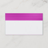 Kleur getextureerde koptekst - Borstelmagenta Visitekaartje (Achterkant)