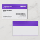 Kleur getextureerde koptekst - geborsteld Violet Visitekaartje (Voorkant / Achterkant)