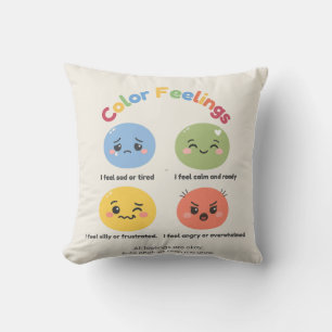 Kleur Gevoelens Kussen™ – Emotioneel Kindvriendeli Kussen