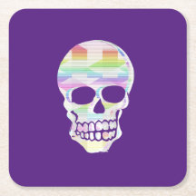 Kleur Glitch Skull