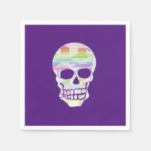 Kleur Glitch Skull