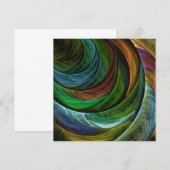 Kleur Glorie Modern Abstract Kunstpatroon Elegant (Voorkant / Achterkant)