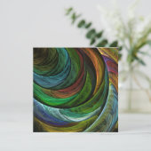 Kleur Glorie Modern Abstract Kunstpatroon Elegant (Staand voorkant)