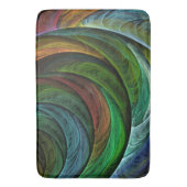 Kleur Glorie Modern Abstract Kunstpatroon Elegant Badmat (Voorkant Verticaal)