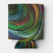 Kleur Glorie Modern Abstract Kunstpatroon Elegant Blikjeskoeler (Voorkant)