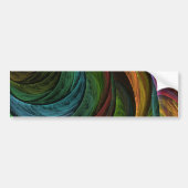 Kleur Glorie Modern Abstract Kunstpatroon Elegant Bumpersticker (Voorkant)