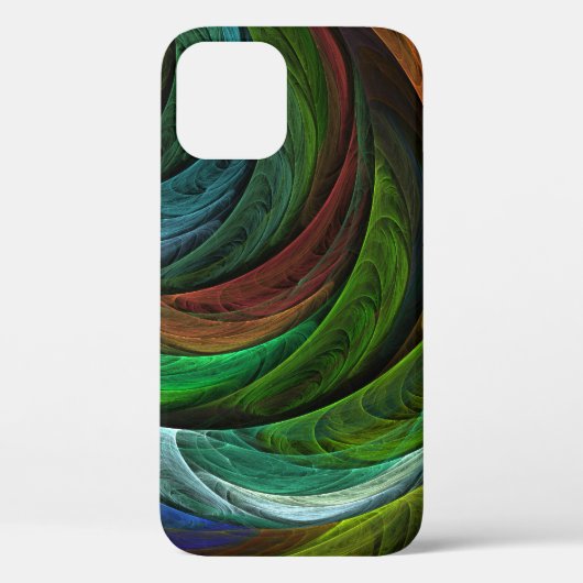 Kleur Glorie Modern Abstract Kunstpatroon Elegant Case-Mate iPhone Case (Achterkant)
