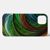 Kleur Glorie Modern Abstract Kunstpatroon Elegant Case-Mate iPhone Case (Achterkant (horizontaal))