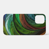 Kleur Glorie Modern Abstract Kunstpatroon Elegant Case-Mate iPhone Case (Achterkant (horizontaal))