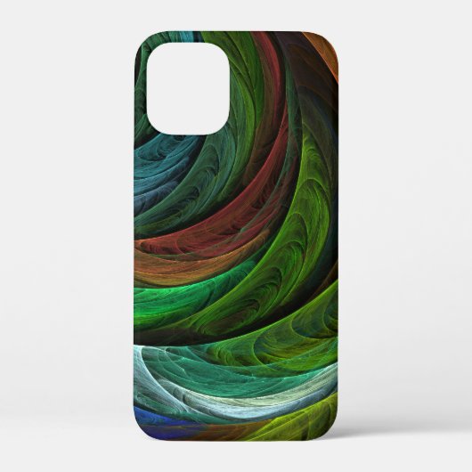 Kleur Glorie Modern Abstract Kunstpatroon Elegant Case-Mate iPhone Case (Achterkant)