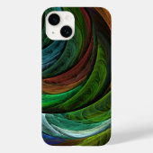 Kleur Glorie Modern Abstract Kunstpatroon Elegant Case-Mate iPhone Case (Achterkant)