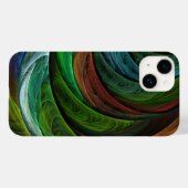 Kleur Glorie Modern Abstract Kunstpatroon Elegant Case-Mate iPhone Case (Achterkant (horizontaal))