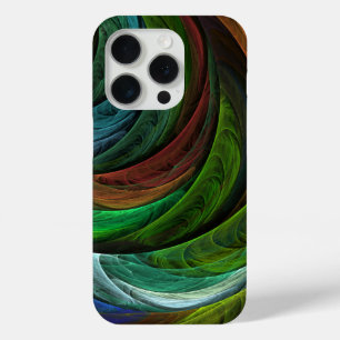 Kleur Glorie Modern Abstract Kunstpatroon Elegant iPhone 15 Pro Case