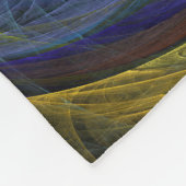 Kleur Glorie Modern Abstract Kunstpatroon Elegant Fleece Deken (Hoek)