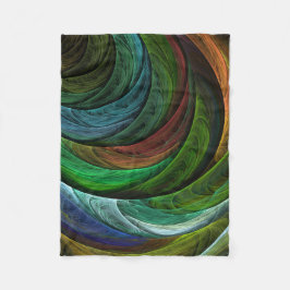 Kleur Glorie Modern Abstract Kunstpatroon Elegant Fleece Deken