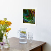 Kleur Glorie Modern Abstract Kunstpatroon Elegant Folie Afdrukken (Laag (Keuken))