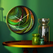 Kleur Glorie Modern Abstract Kunstpatroon Elegant Grote Klok