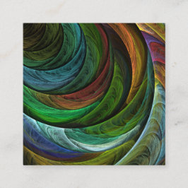 Kleur Glorie Modern Abstract Kunstpatroon Elegant Informatiekaartje