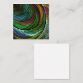 Kleur Glorie Modern Abstract Kunstpatroon Elegant Informatiekaartje (Voorkant / Achterkant)