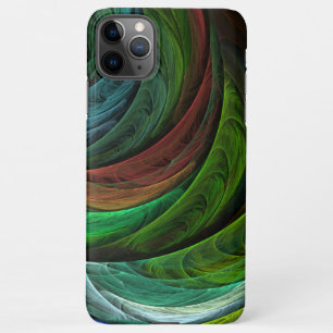 Kleur Glorie Modern Abstract Kunstpatroon Elegant iPhone 11Pro Max Hoesje