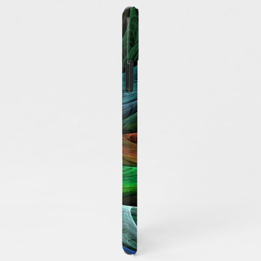 Kleur Glorie Modern Abstract Kunstpatroon Elegant iPhone Hoesje (Rechterkant)