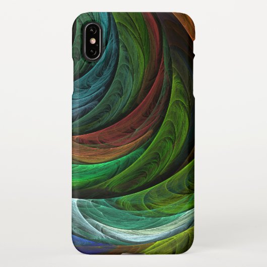 Kleur Glorie Modern Abstract Kunstpatroon Elegant iPhone Hoesje (Achterkant)