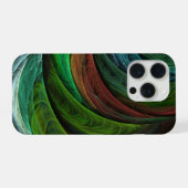 Kleur Glorie Modern Abstract Kunstpatroon Elegant iPhone Hoesje (Achterkant horizontaal)