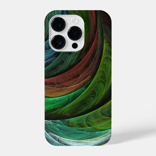Kleur Glorie Modern Abstract Kunstpatroon Elegant iPhone Hoesje (Achterkant)