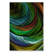 Kleur Glorie Modern Abstract Kunstpatroon Elegant Kaart (Achterkant)