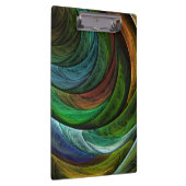 Kleur Glorie Modern Abstract Kunstpatroon Elegant Klembord (Rechts)