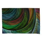 Kleur Glorie Modern Abstract Kunstpatroon Elegant Kussensloop (Voorkant)