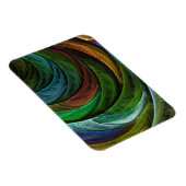 Kleur Glorie Modern Abstract Kunstpatroon Elegant Magneet (Rechterzijde)