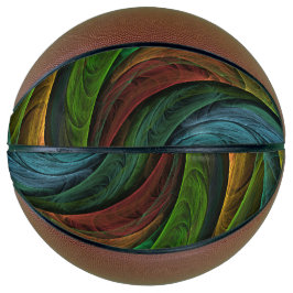Kleur Glorie Modern Abstract Kunstpatroon Elegant Mini Basketbal
