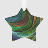 Kleur Glorie Modern Abstract Kunstpatroon Elegant Ornament (achterkant)