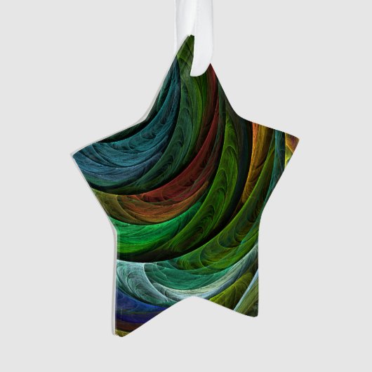 Kleur Glorie Modern Abstract Kunstpatroon Elegant Ornament (voorkant)