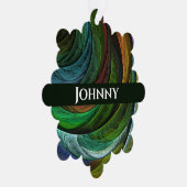 Kleur Glorie Modern Abstract Kunstpatroon Elegant Ornament Kaart (Rechts)