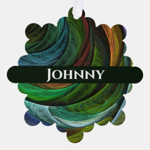 Kleur Glorie Modern Abstract Kunstpatroon Elegant Ornament Kaart