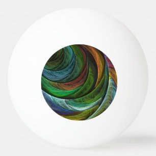 Kleur Glorie Modern Abstract Kunstpatroon Elegant Pingpongbal