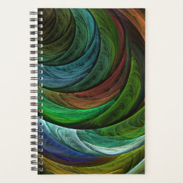 Kleur Glorie Modern Abstract Kunstpatroon Elegant Planner