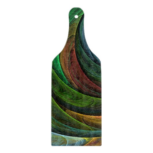 Kleur Glorie Modern Abstract Kunstpatroon Elegant Snijplank (Voorkant)