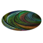 Kleur Glorie Modern Abstract Kunstpatroon Elegant Snijplank (Hoek)