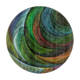 Kleur Glorie Modern Abstract Kunstpatroon Elegant Snijplank