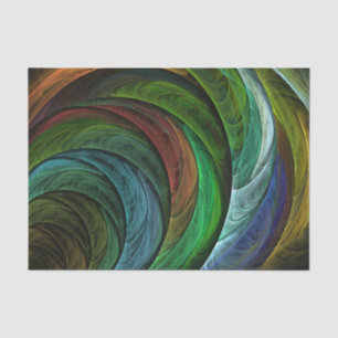 Kleur Glorie Modern Abstract Kunstpatroon Elegant Tissuepapier