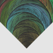 Kleur Glorie Modern Abstract Kunstpatroon Elegant Tissuepapier (Detail)